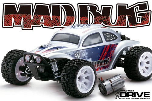 34354T3 1/10 EP 4WD Mad Bug VEi ReadySet w/KT-231P 大金龜2代全套組（銀）