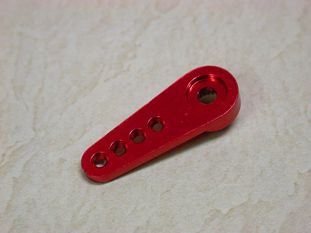 1/2 紅色鋁合金伺服臂 20mm/Ø1.9mm Futaba 用
