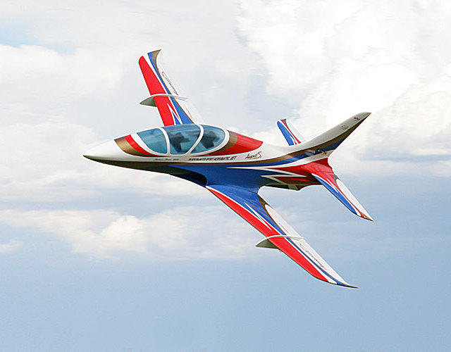 Avanti S 噴射飛機 2m (白藍)- 不含引入腳 - 接受預訂