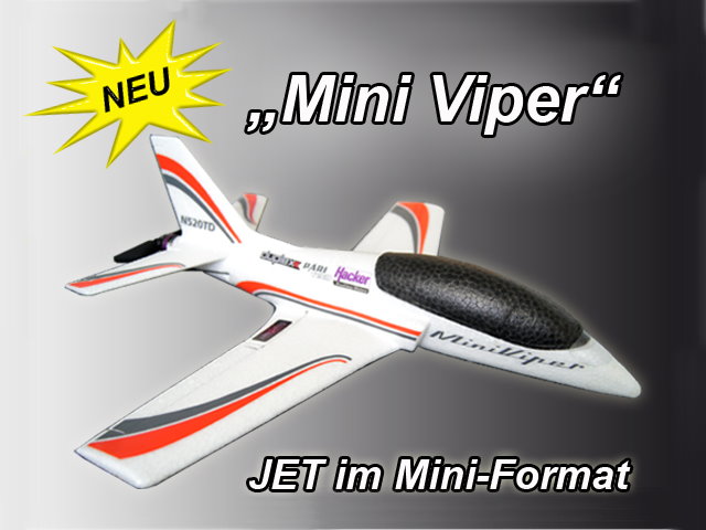 Mini Viper 電動後推式快速飛機(附動力組)