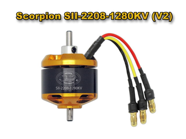 Scorpion SII-2208-1280KV (V2) 外迴旋無刷馬達-出清