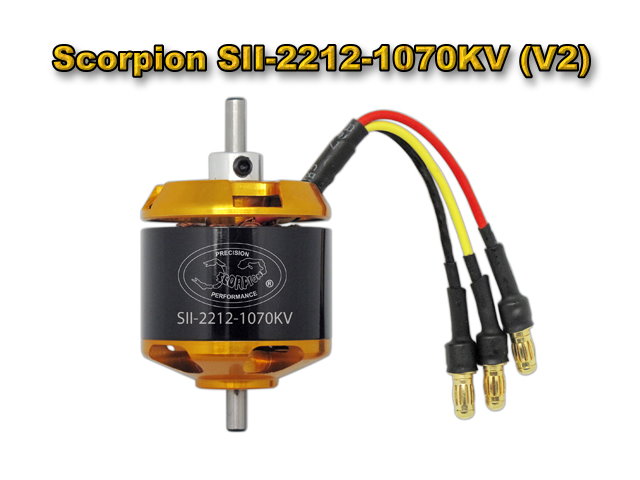 Scorpion SII-2212-1070KV (V2) 外迴旋無刷馬達 - 出清