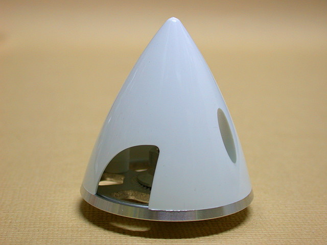 45mm 白色/鋁合金底座電動用機頭罩, 3mm 軸心
