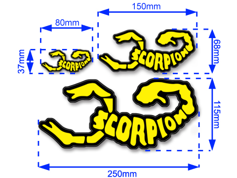 Scorpion 蝎子貼紙 (002)